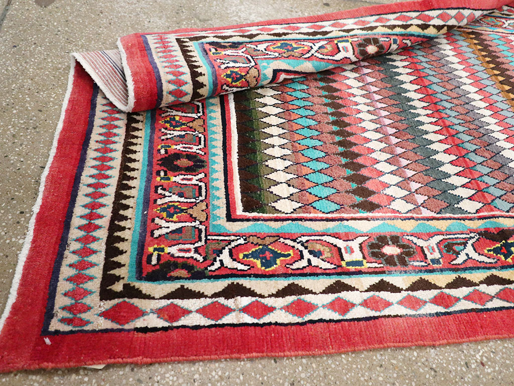 Vintage Persian Mahal Runner, No.26232 - Gss