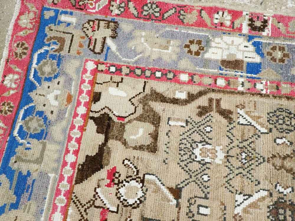 Vintage Persian Hamadan Rug, No.26233 - Gss