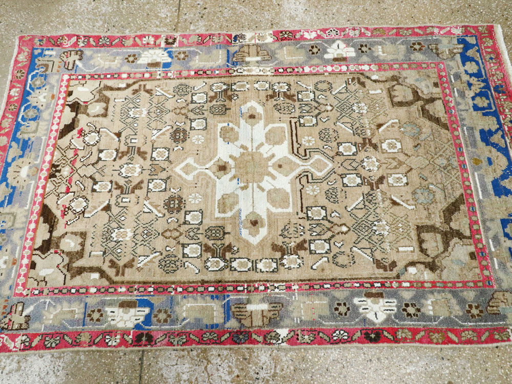 Vintage Persian Hamadan Rug, No.26233 - Gss