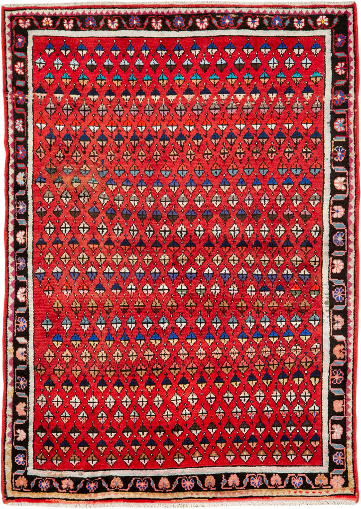 Vintage Persian Hamadan Rug, No.26234 - Gss