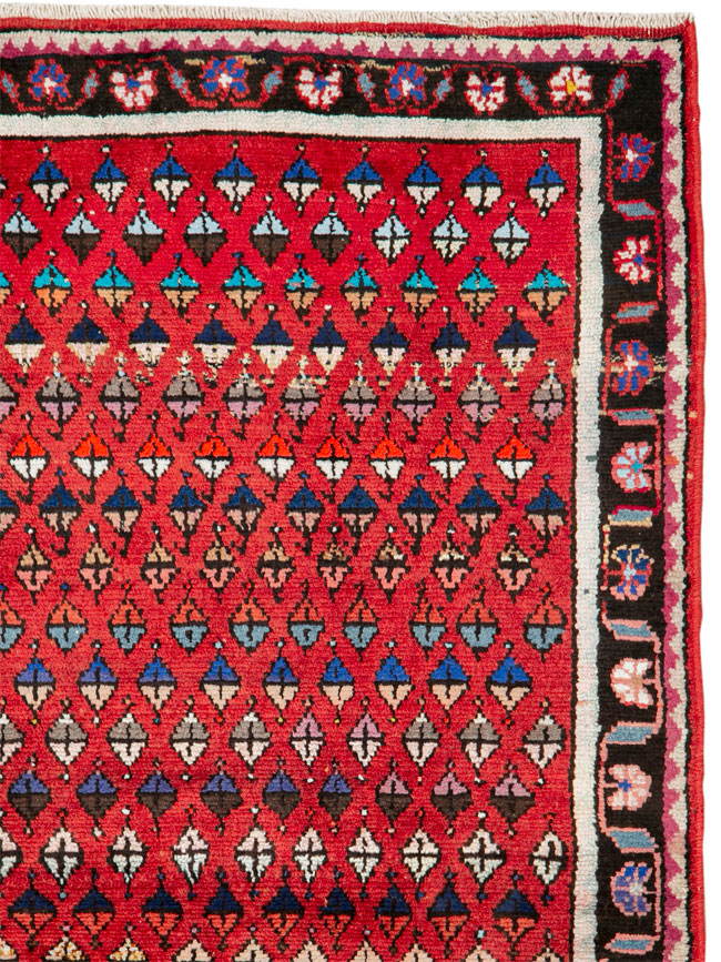 Vintage Persian Hamadan Rug, No.26234 - Gss