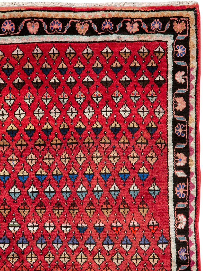 Vintage Persian Hamadan Rug, No.26234 - Gss