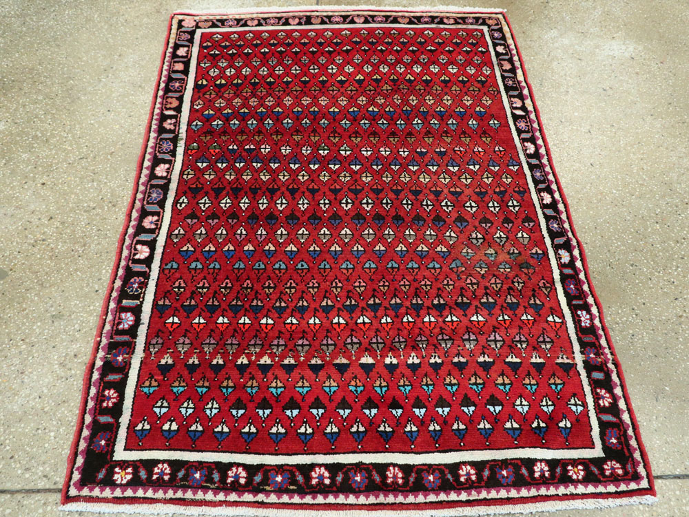 Vintage Persian Hamadan Rug, No.26234 - Gss