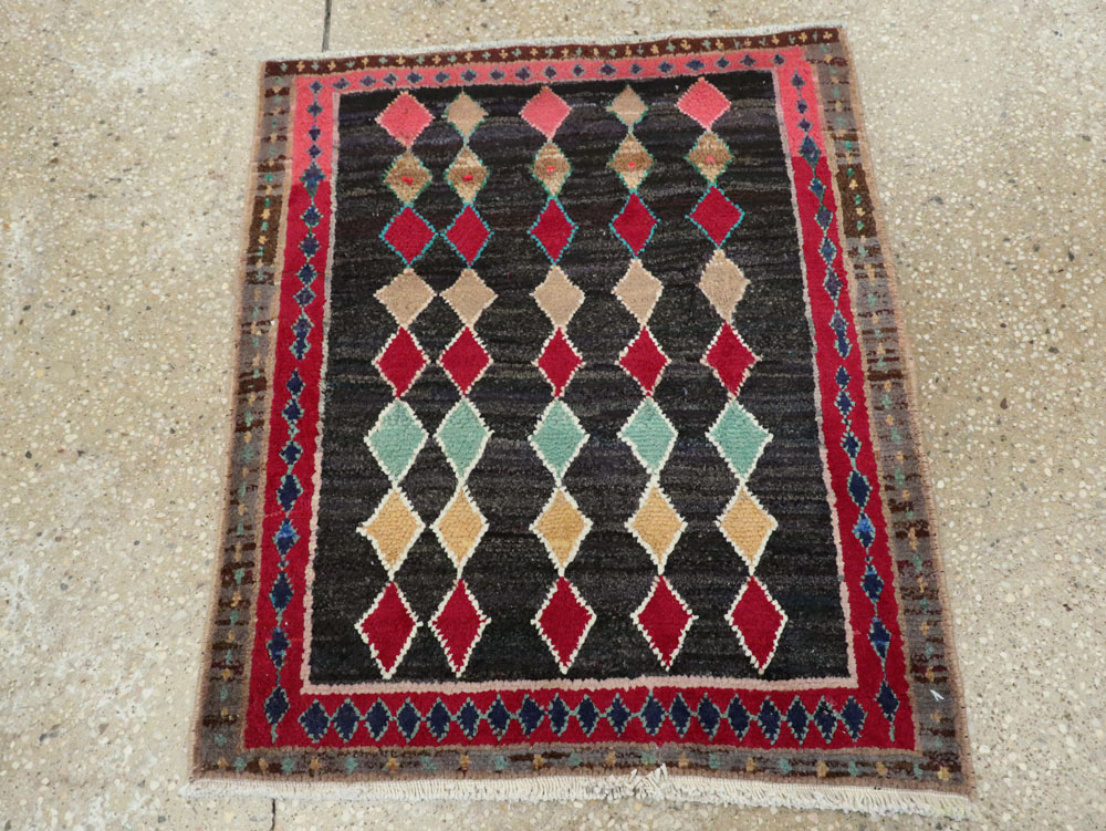 Vintage Persian Mahal Rug, No.26237 - Gss