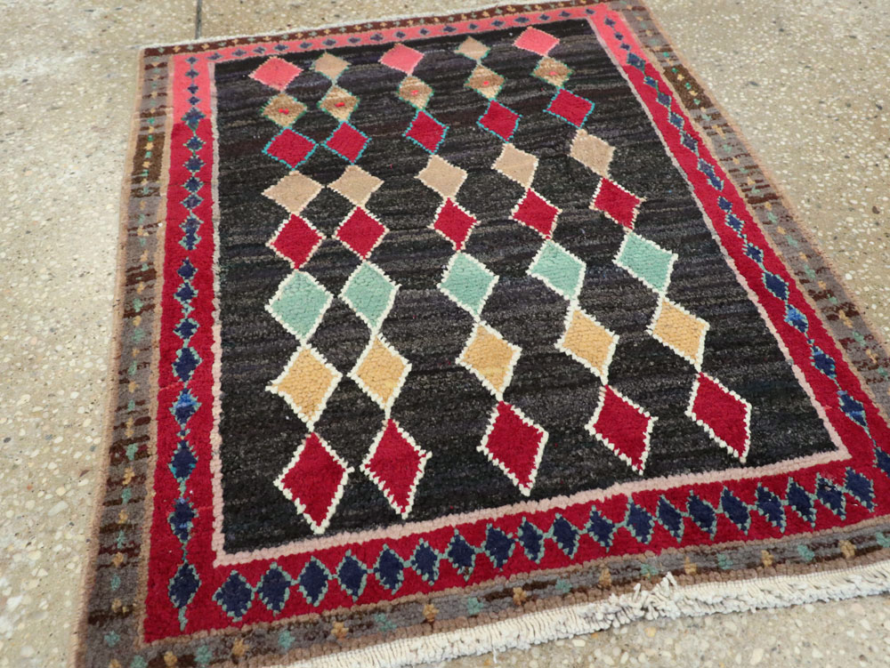Vintage Persian Mahal Rug, No.26237 - Gss