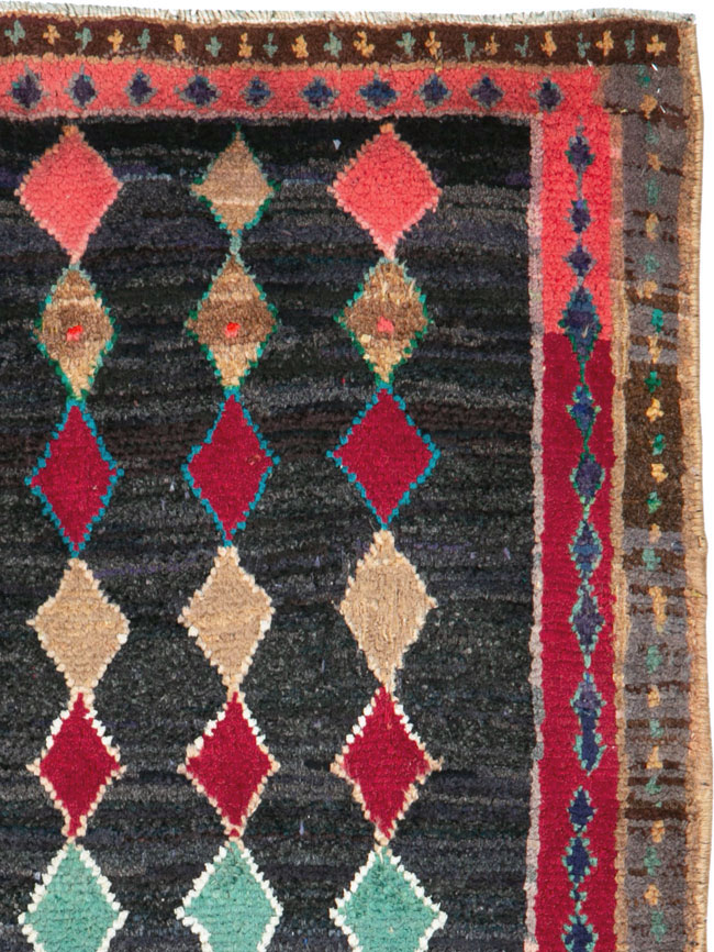 Vintage Persian Mahal Rug, No.26237 - Gss