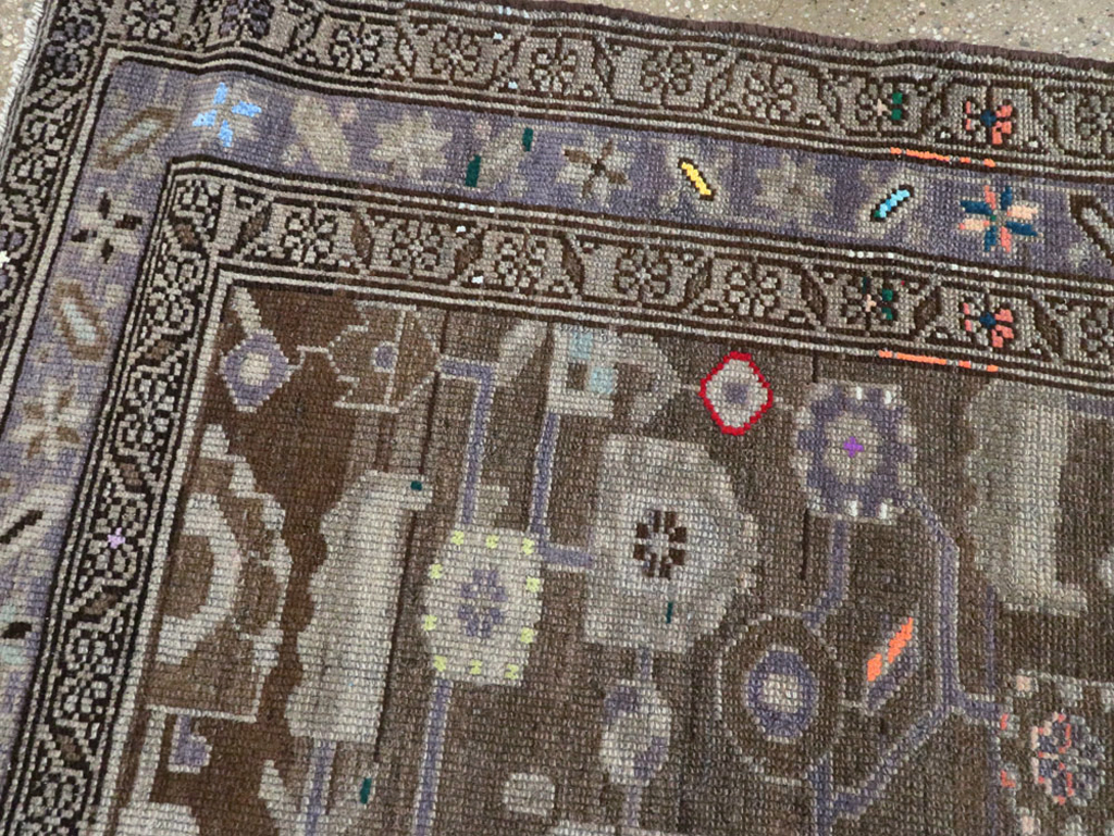 Vintage Persian Malayer Rug, No.26243 - Gss