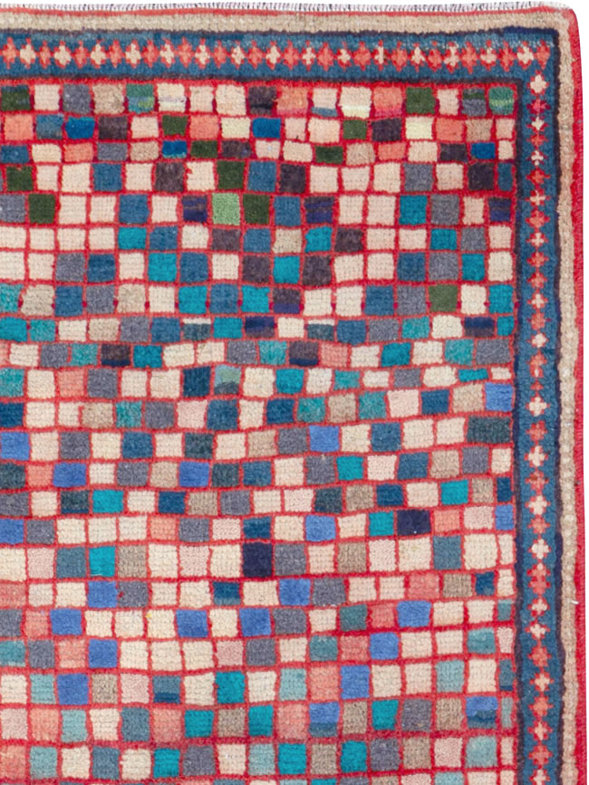 Vintage Persian Mahal Rug, No.26246 - Gss