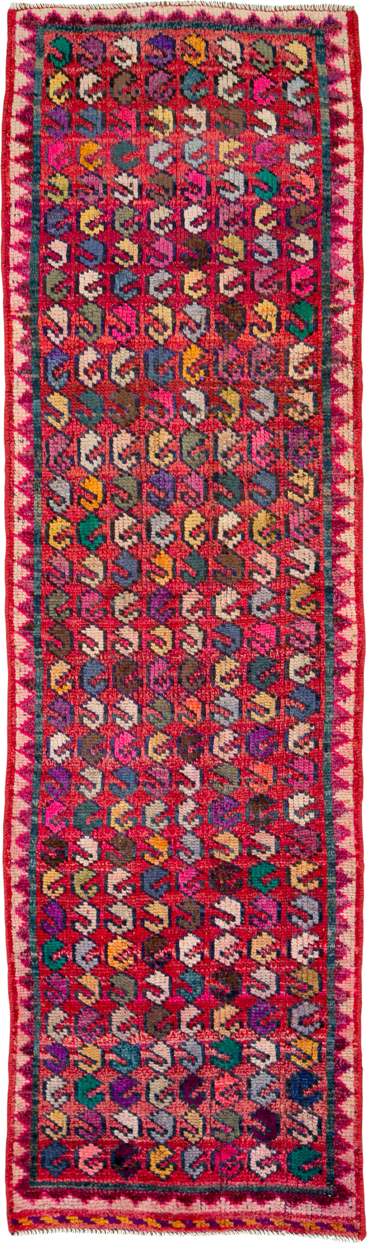 Vintage Persian Mahal Runner, No.26251 - Gss