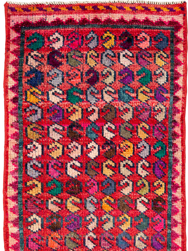 Vintage Persian Mahal Runner, No.26251 - Gss