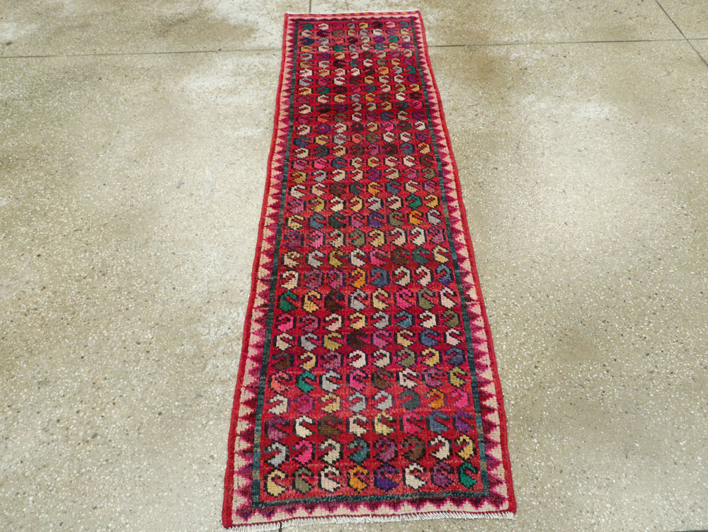 Vintage Persian Mahal Runner, No.26251 - Gss