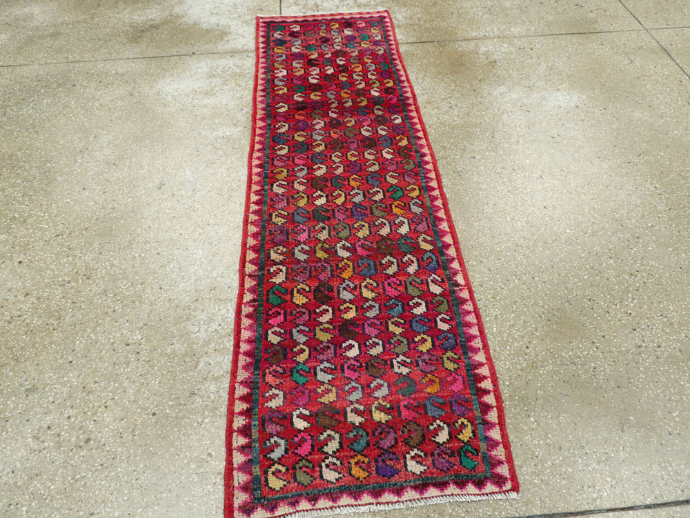Vintage Persian Mahal Runner, No.26251 - Gss