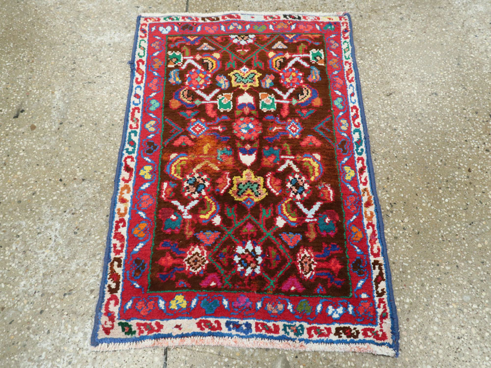 Vintage Persian Hamadan Rug, No.26254 - Gss