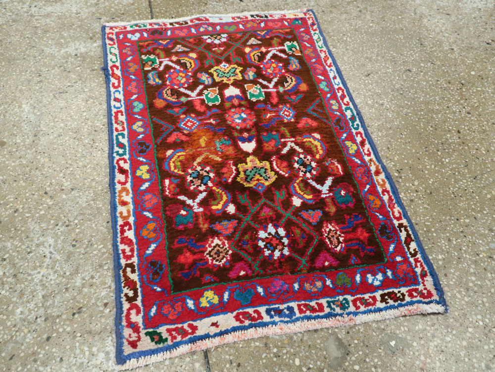 Vintage Persian Hamadan Rug, No.26254 - Gss