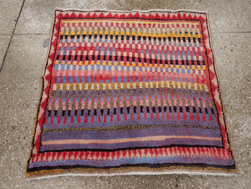 Vintage Persian Mahal Rug, No.26256 - Gss