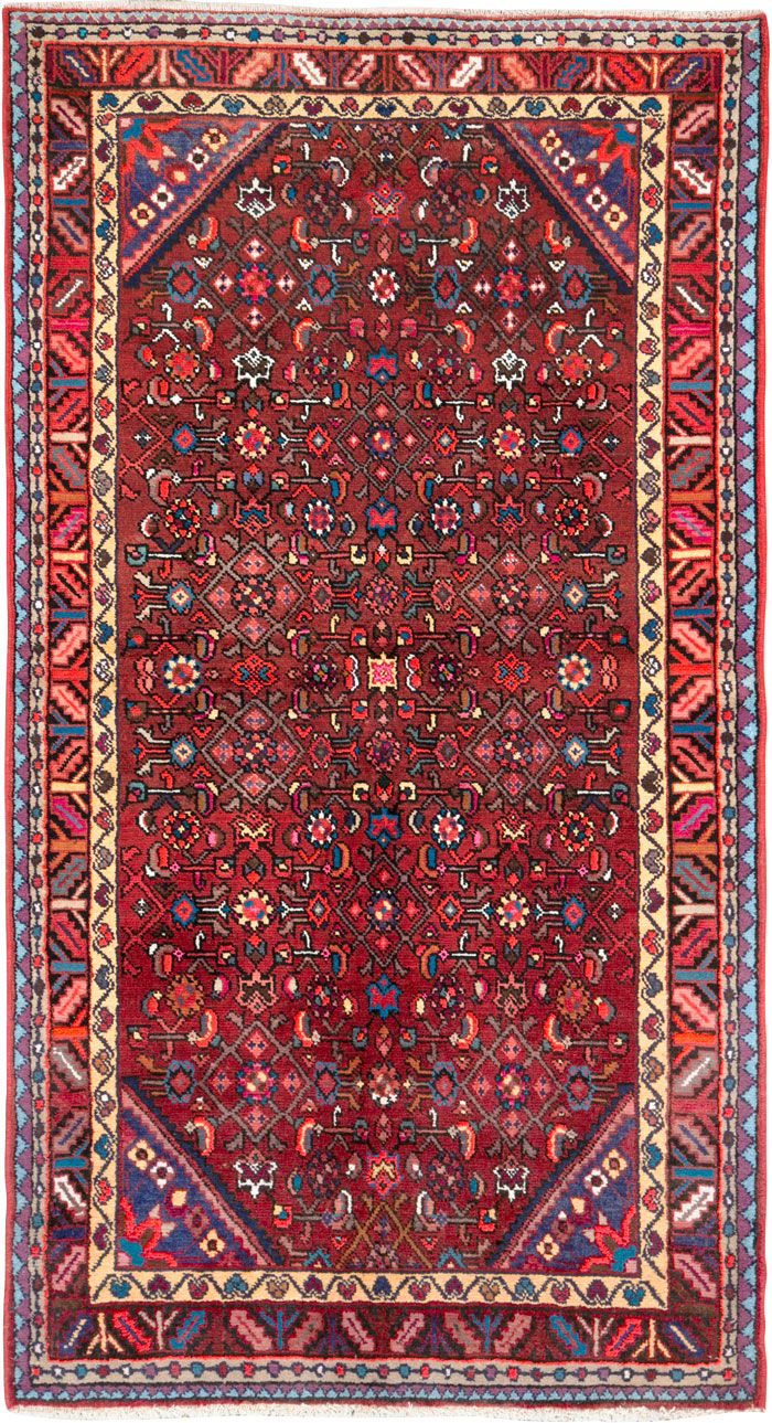 Vintage Persian Hamadan Rug, No.26259 - Gss