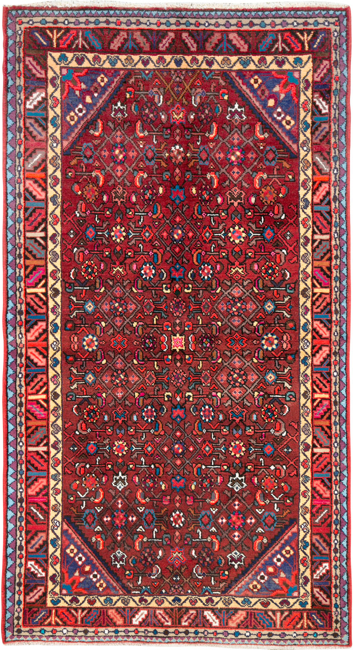 Vintage Persian Hamadan Rug, No.26259 - Gss