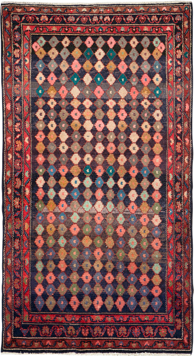 Vintage Persian Hamadan Rug, No.26261 - Gss