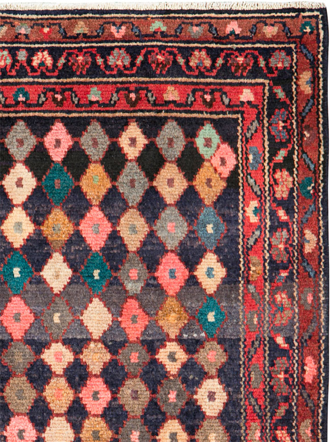 Vintage Persian Hamadan Rug, No.26261 - Gss