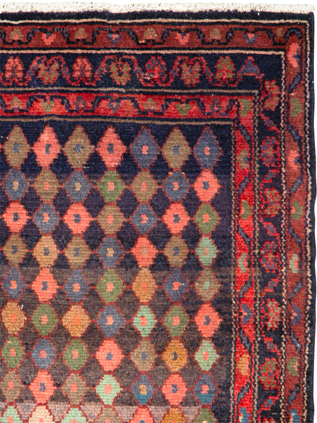 Vintage Persian Hamadan Rug, No.26261 - Gss