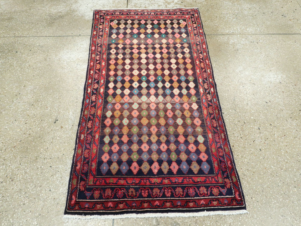 Vintage Persian Hamadan Rug, No.26261 - Gss