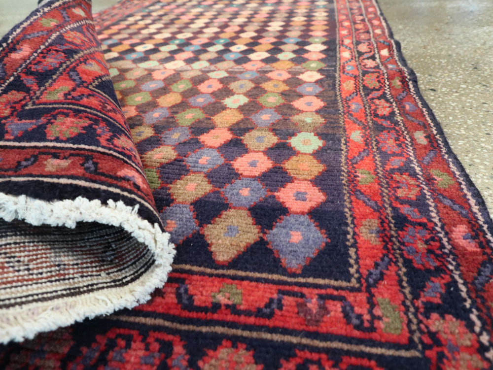 Vintage Persian Hamadan Rug, No.26261 - Gss