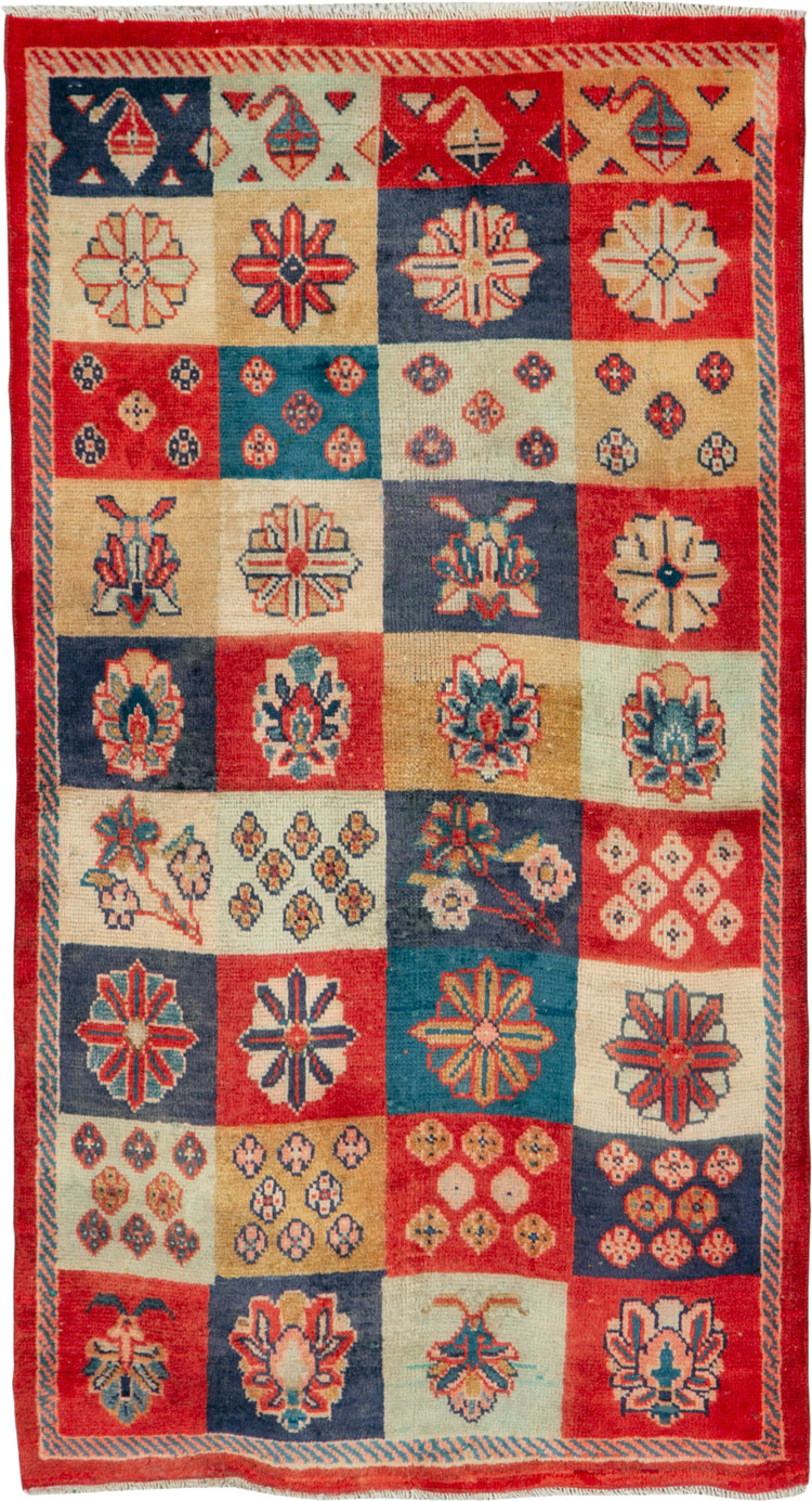 Vintage Persian Mahal Rug, No.26262 - Gss