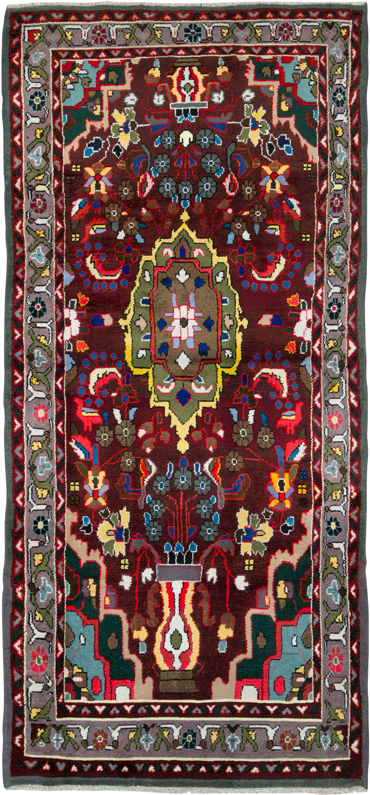 Vintage Persian Hamadan Rug, No.26263 - Gss