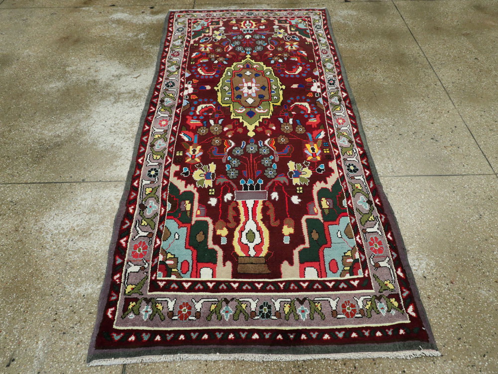 Vintage Persian Hamadan Rug, No.26263 - Gss