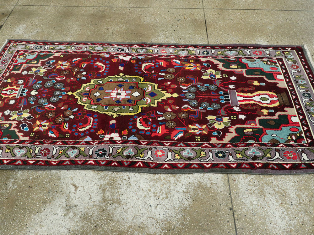 Vintage Persian Hamadan Rug, No.26263 - Gss