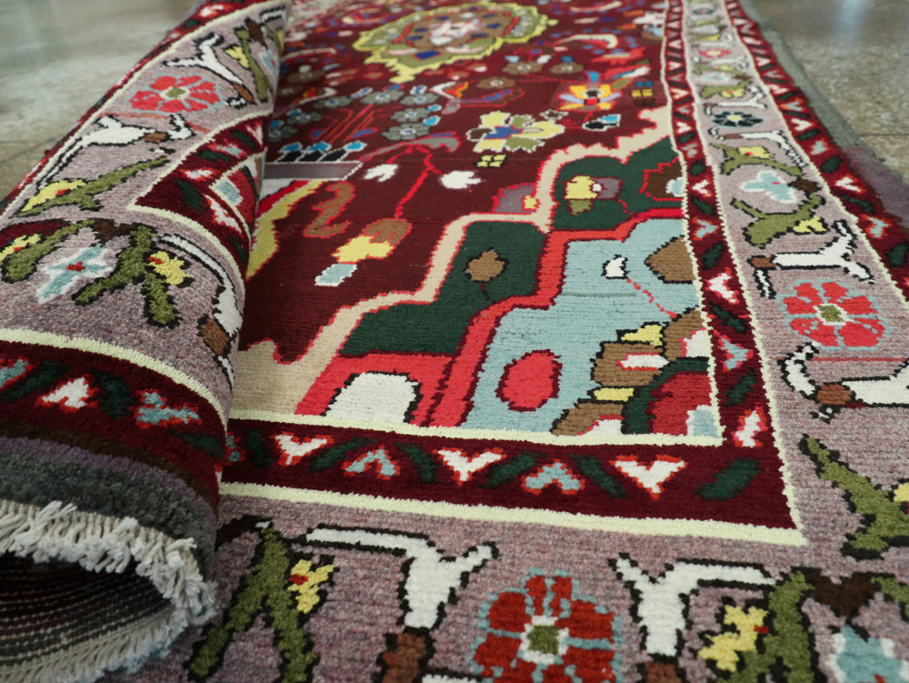 Vintage Persian Hamadan Rug, No.26263 - Gss