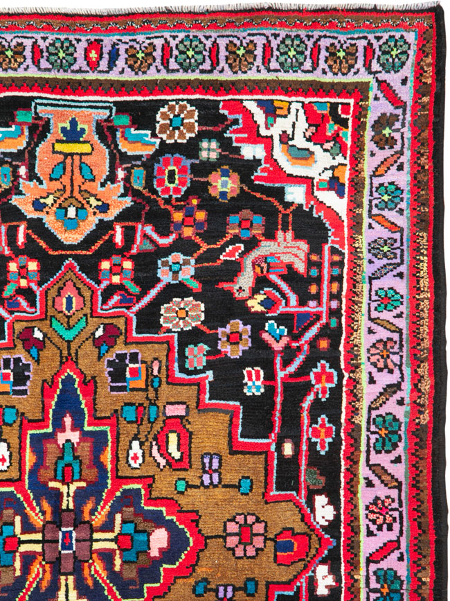 Vintage Persian Hamadan Rug, No.26265 - Gss