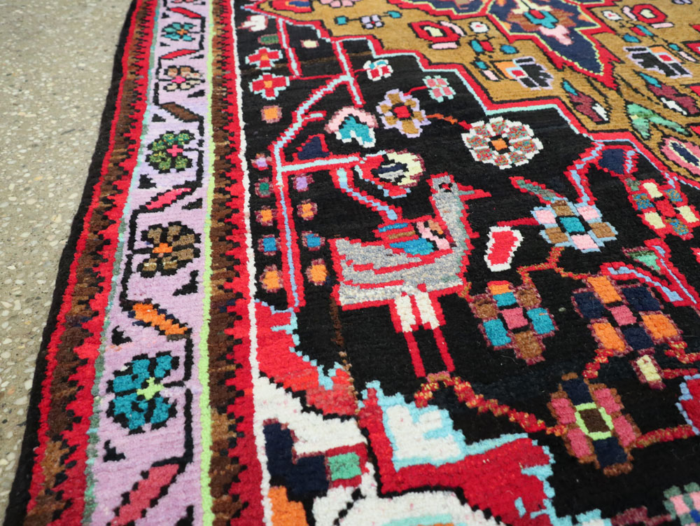 Vintage Persian Hamadan Rug, No.26265 - Gss