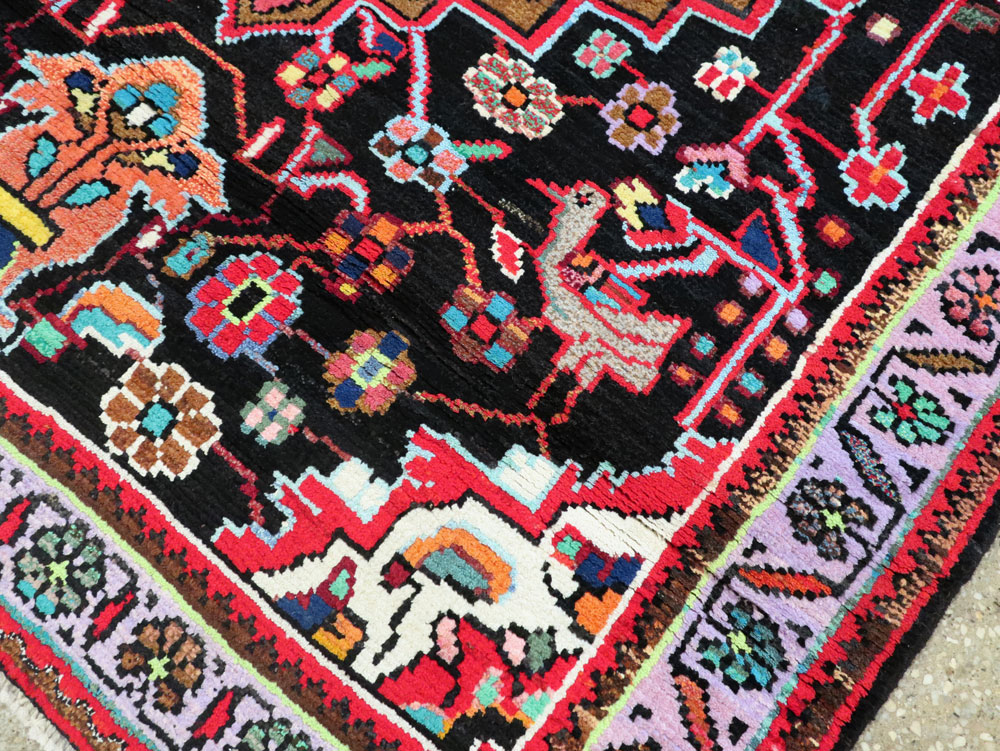 Vintage Persian Hamadan Rug, No.26265 - Gss
