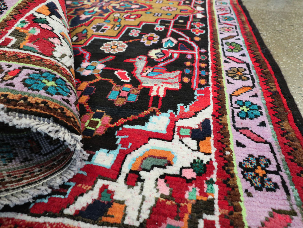 Vintage Persian Hamadan Rug, No.26265 - Gss