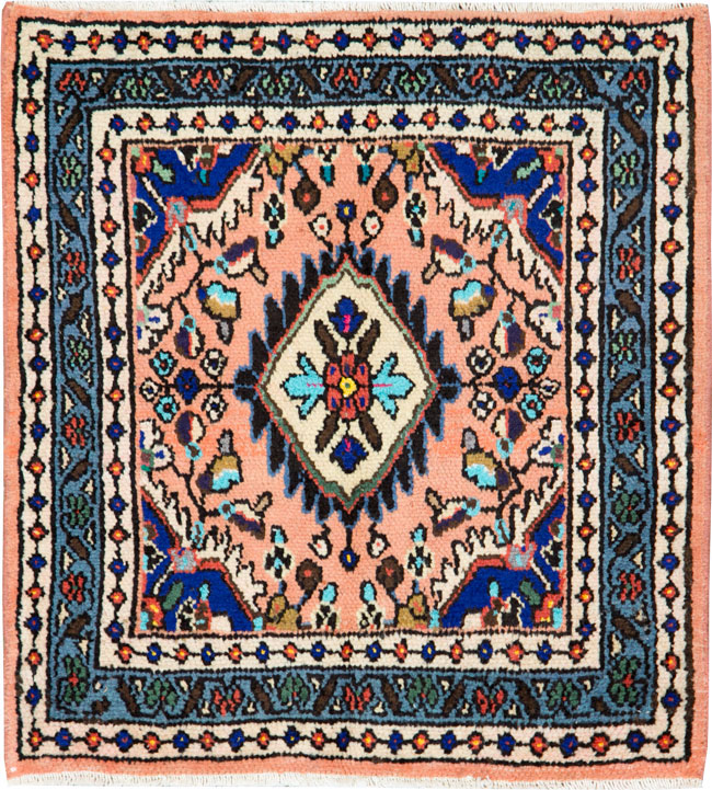 Vintage Square Hamadan Rug, No.26267 - Gss