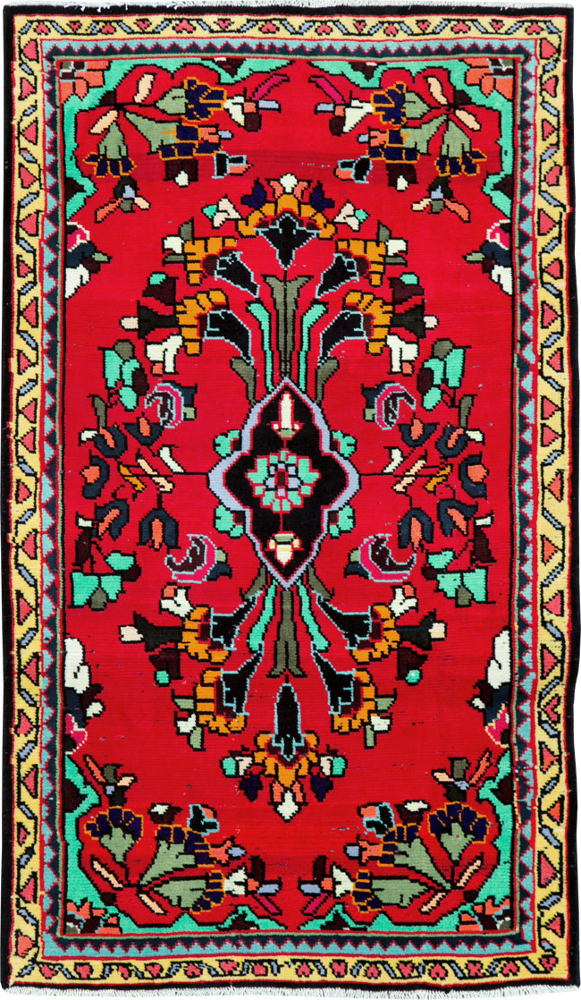 Vintage Persian Hamadan Rug, No.26271 - Gss