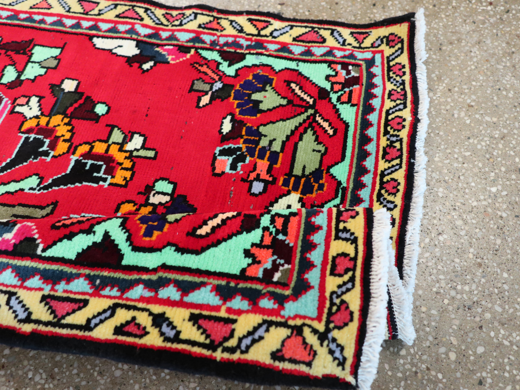 Vintage Persian Hamadan Rug, No.26271 - Gss