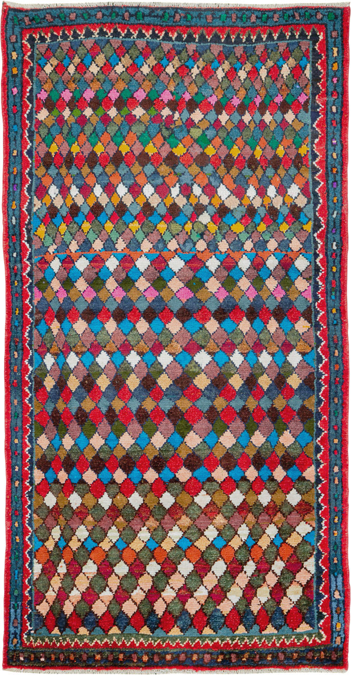Vintage Persian Hamadan Rug, No.26277 - Gss