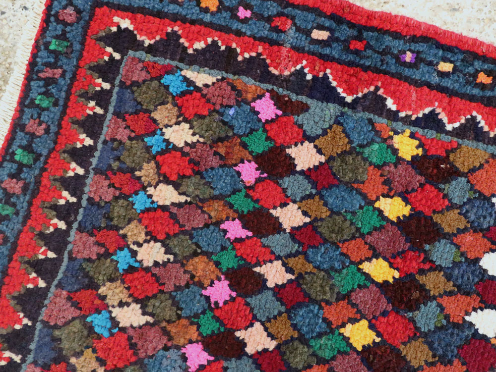 Vintage Persian Hamadan Rug, No.26277 - Gss