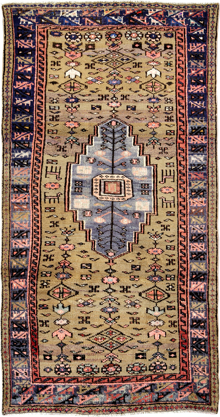 Vintage Persian Hamadan Rug, No.26284 - Gss