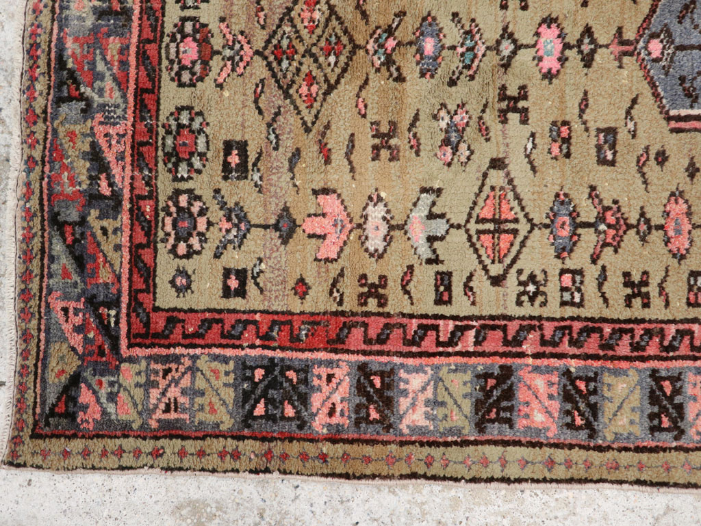 Vintage Persian Hamadan Rug, No.26284 - Gss