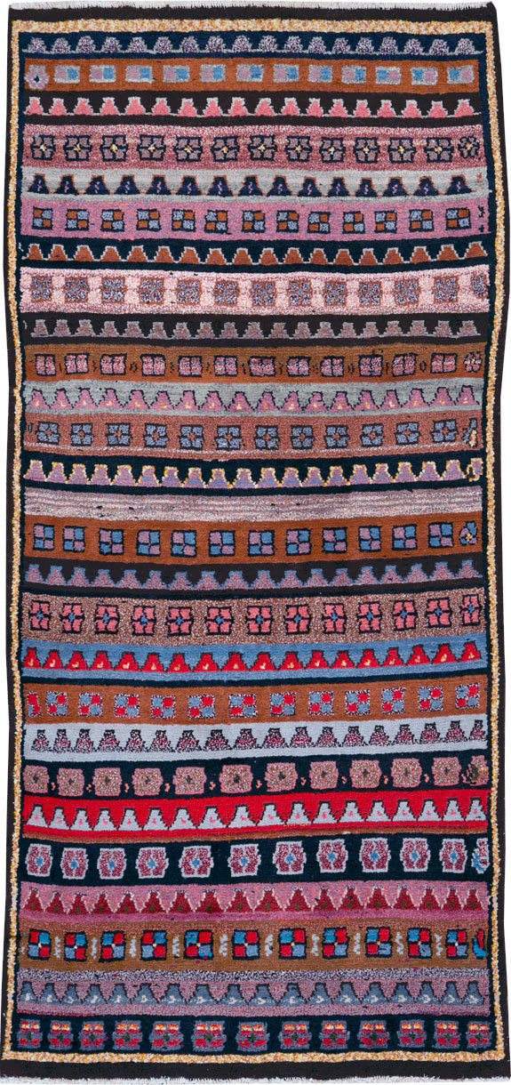 Vintage Persian Gabbeh Rug, No.26286 - Gss