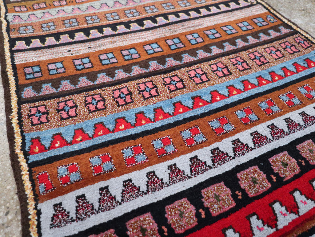 Vintage Persian Gabbeh Rug, No.26286 - Gss