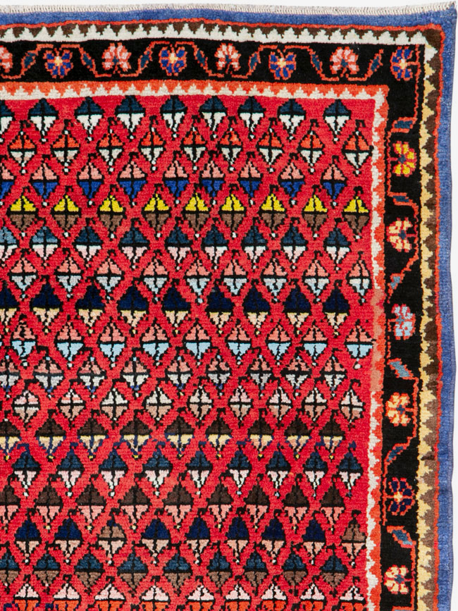 Vintage Persian Hamadan Rug, No.26289 - Gss