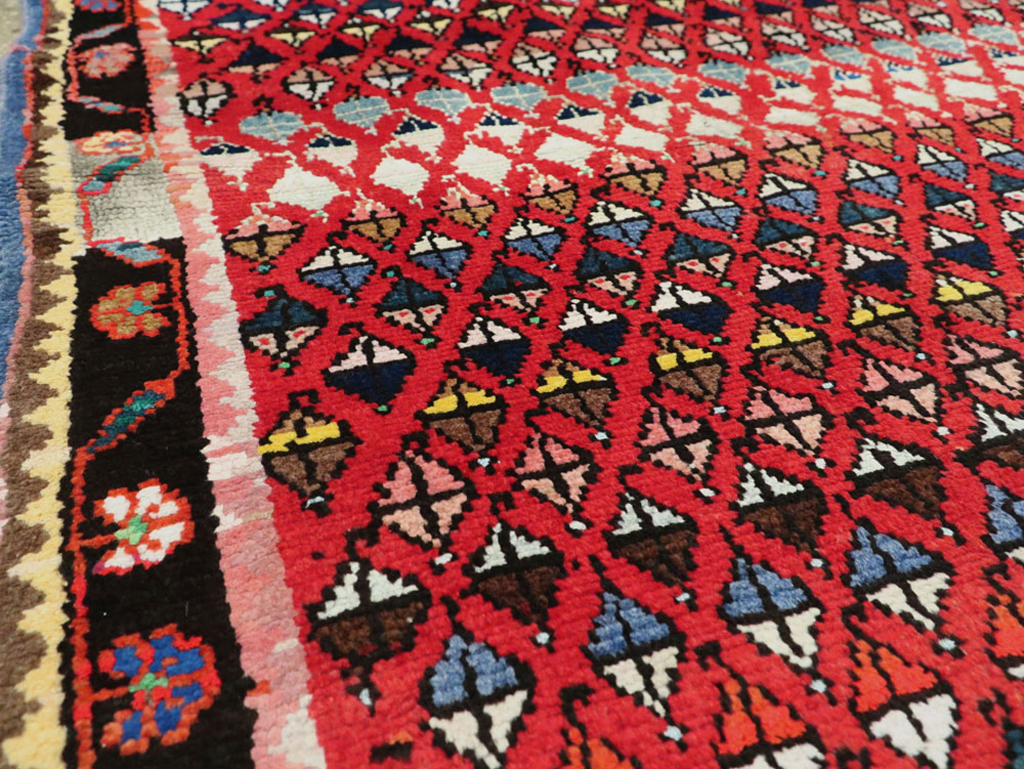 Vintage Persian Hamadan Rug, No.26289 - Gss
