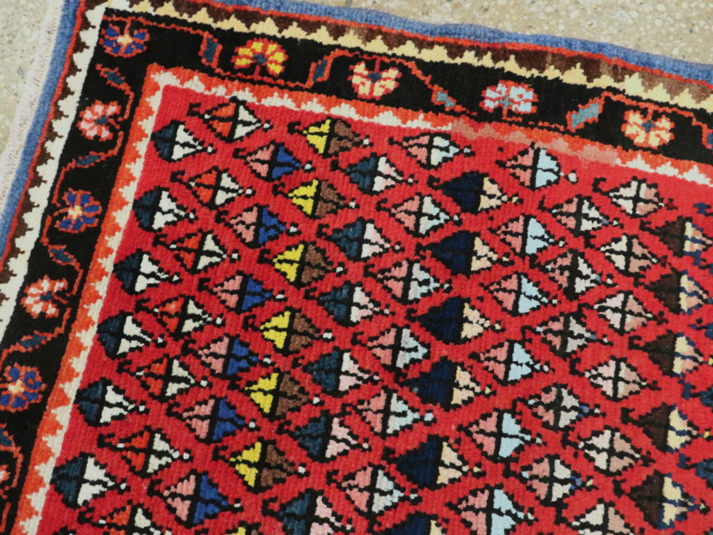 Vintage Persian Hamadan Rug, No.26289 - Gss