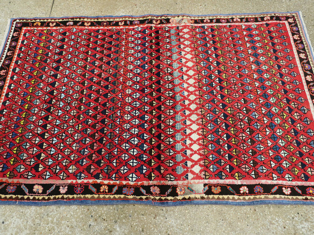 Vintage Persian Hamadan Rug, No.26289 - Gss