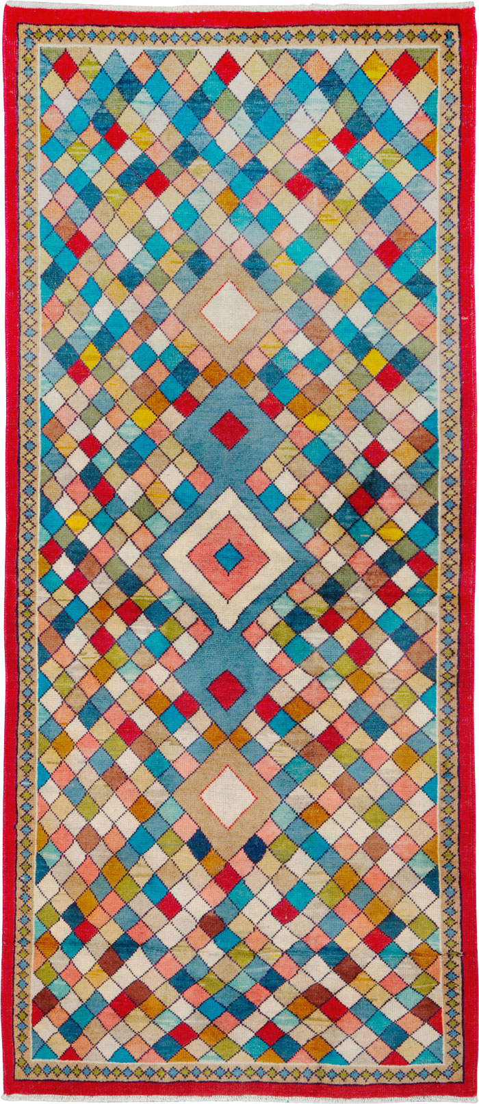 Vintage Persian Mahal Rug, No.26302 - Gss