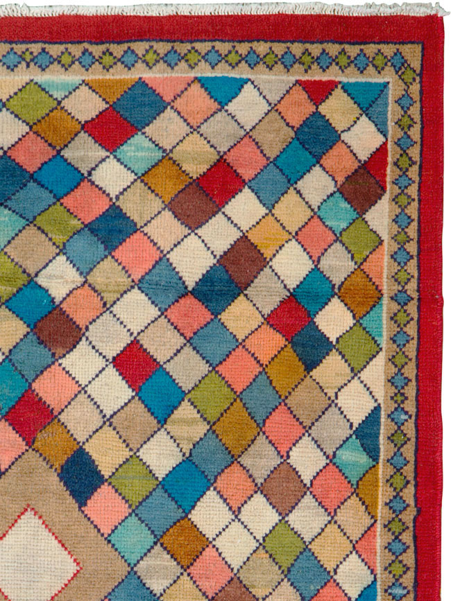 Vintage Persian Mahal Rug, No.26302 - Gss